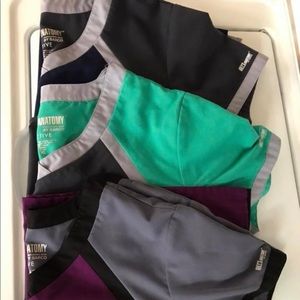 (3) XL Grey’s Anatomy Active Scrub Tops